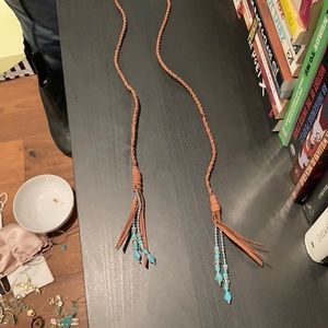 Beaded and Braided necklace